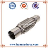 Double Layers Bellow Exhaust Flexible Pipe with Nipple