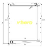 Air Conditioner Auto Parts Auto Radiator for Truck FAW Jiefang 1301010-228-000