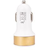 Wheel 5V 2.1A Dual USB Car Charger Adapter for iPad iPhone Huawei Samsung