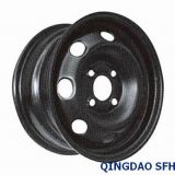 Black Steel Wheel for Passenger Car (13X5.5)