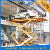 Hydraulic Car Stationary Scissor Lift Platform / Car Lift Table