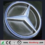 Car Dealership Advertising Logo/Wall Mounted LED Lighten Acrylic Car Brands Logo Names