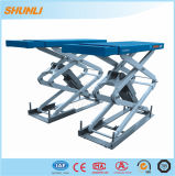 3200kg Double Hydraulic Small in Ground Auto Car Lift