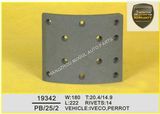 Premium Quality Brake Lining for Heavy Duty Truck (19342)