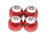 4PCS /Set Hot Aluminum Car Wheel Tire Valve Stem Caps