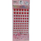 Crystal Heart Pearl Self-Adhesive Sticker