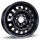 17X7 5-127 (5-5) Black Winter Wheel Rim