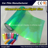 Chameleon Green Car Light Vinyl Sticker Chameleon Car Headlight Tint Vinyl Films Car Lamp Film