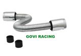 24inch Length Chromed Flexible Radiator Hose Tubing Pipe with Stainless Steel