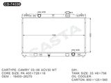 Auto Spare Parts Engine Radiator for Camry'03-06 Acv30 Mt