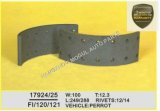 Brake Lining for Heavy Duty Truck with Competitive Quality (17924/17925)