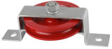 Single-Support Red Cast Pulley 3.5
