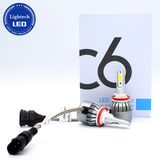 All in One H11 LED C6 LED Headlight H11 36W COB 8000lm H11 LED Headlight Canbus