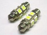 36mm 8 SMD 5050 12V Warm White LED Car Light