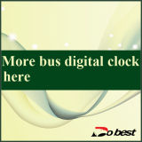 More Model Bus Digital Clock
