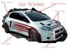 Customized Car Sticker, PVC Vinyl Sticker (HX-1001)