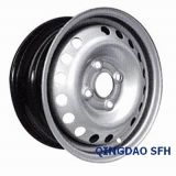 Silver Steel Wheel for Passenger Car (13X5.5)