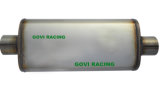 5X8X18X24 Inch Center 3''/ Center 3'' Car Auto Exhaust Tip Mufflers with 409 Stainless Steel