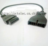 GM 12p M to Obdii 16p F Cable
