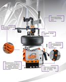 L8007+241 a Free Swinging Arm Type Tyre Dismounting Machine