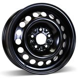 15X6 (5-100) Black Steel Wheel Rim