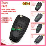 Smart Flip Key for Ford with 3 Buttons 434MHz Keyless Entry