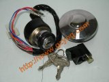 Motorcycle Tank Lock Ignition Switch Key Set Ax-100