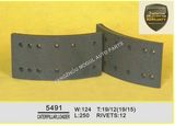 Premium Quality Brake Lining for Heavy Duty Truck (5491)