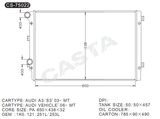 Wholesale Aluminum Volkswangen Radiator for Audi A3/S3'03-Mt