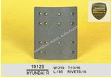 Premium Quality Brake Lining for Japanese Truck (19125)