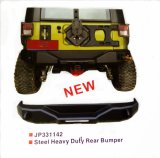 Steel Heavy Duty Rear Bumper-with Brake Light for Jeep Wrangler Jk 4/2doors 2007-2016