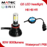 Car Accessory 9-36V 8000lm 80W H4 H7 H11 9005 9007 LED Motorcycle Headlight