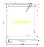 Cooler Aluminum Auto Radiator for Sinotruck Golden Prince Wg9125532280