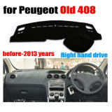 Car Dashboard Covers Mat for Peugeot Old 408 Before-2013 Year Right Hand Drive Dashmat Pad Dash Cover Auto Dashboard Accessories