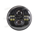 7inch Round 12V/24V 45W Auxiliary CREE LED Truck Working Headlight