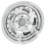 15X6 (5-114.3) Chrome Blade Trailer Wheel with Rivets