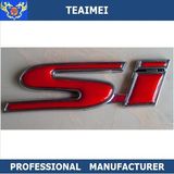 ABS Chrome Badge Sticker Red SI Name Badge Emblems