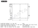 Good-quality Renault radiator for Bora 1.4I99-Mt