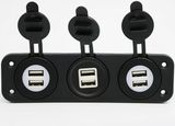 DC 12V/24V Dual Ports Car USB Charger Socket for Tablet USB Socket