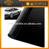 Dark Black Car Window Glass 1.5 Mil Dyed Film