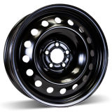 18X7 Bolt (5-115) Black Steel Wheel Rim