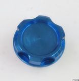 Fuel Caps Blue Color Tank Covers. Oil Caps