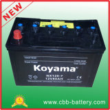 2015hot! Nx120-7 Automotive Battery 12V80ah Korea Car Battery