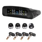 Portable Solar Charge TPMS Tire Pressure Monitoring System Internal Sensors