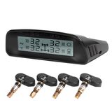 Car Aftermarket 1 Year Warranty Solar Power Wireless TPMS Tyre Pressure Monitor System