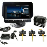 Truck Rear View Camera System with Internal Tire Pressure Sensors