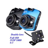 Dual Lens Car Dvrs Camera 1080P with Backup Rear View Parking Recorder Blackbox