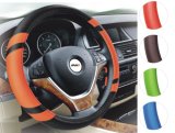 Orange Color PU Leather Car Steering Wheel Cover