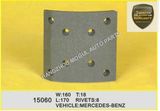 Long Lifetime Brake Lining for Heavy Duty Truck (15060)