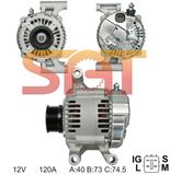Nippondenso Alternator 101211-7892 Ca2073IR 13908